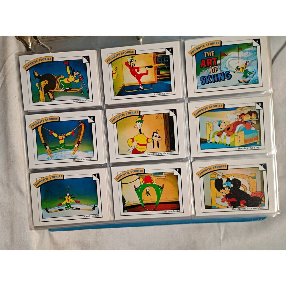 1991 Impel Disney Collector Cards Complete 210 Card Set #1-210 Mickey Vintage
